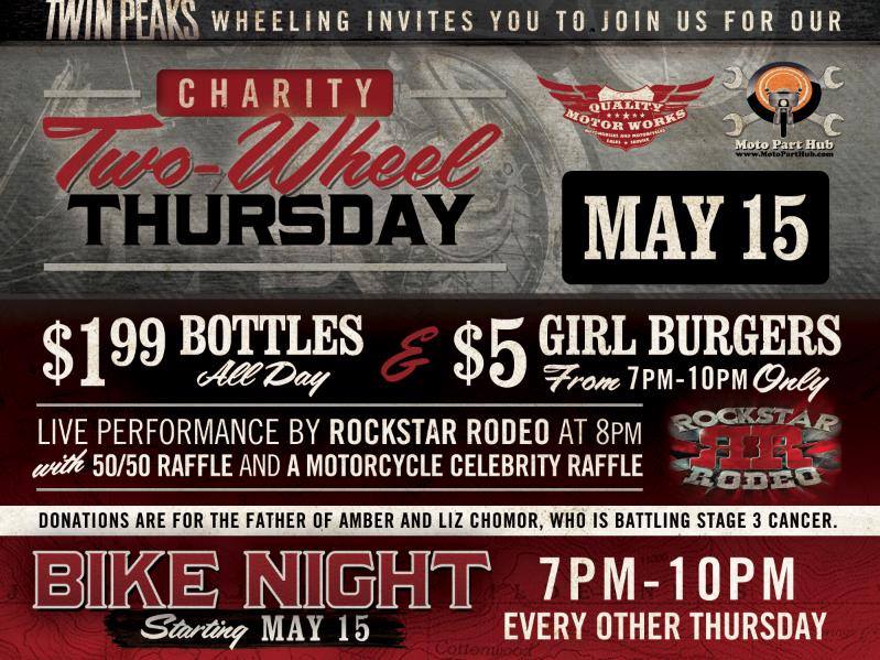 Moto Part Hub Announces Two Wheel Thursday Bike Nights at Twin Peaks in